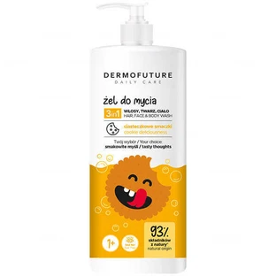 Dermofuture 3в1, засіб для вмивання, тісто для печива, 500 мл