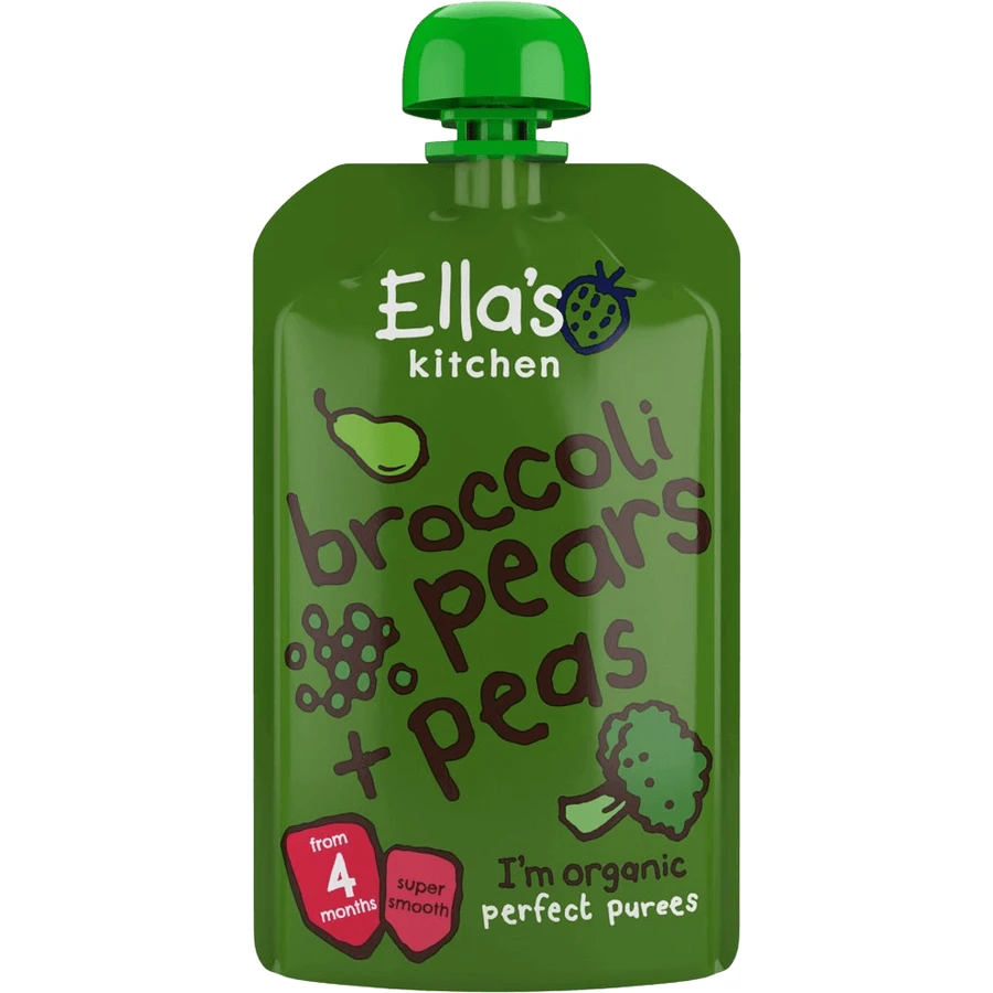 Ella's Kitchen Organic Груша, горох и брокколи 120 г: цены и характеристики