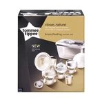 Tommee Tippee стартовий набір для грудного вигодовування, ручний молоковідсмоктувач + мікрохвильова стерилізатор + пляшечки + соска + накладки на груди: ціни та характеристики