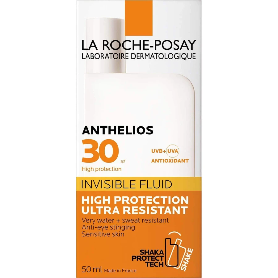 La Roche-Posay ANTHELIOS SHAKA FLUID SPF30 ультрафлюїдний сонцезахисний крем 50 мл: ціни та характеристики