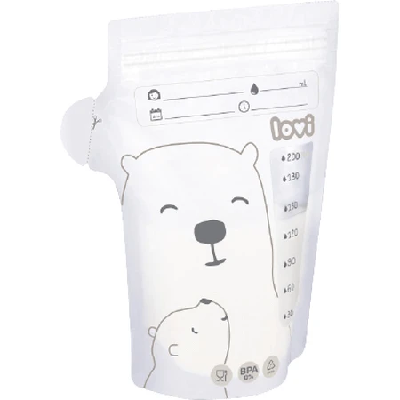 Пакетики для зберігання грудного молока LOVI Buddy Bear, 1 х 25 шт.: ціни та характеристики