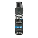 Дезодорант-спрей без алюмінію для чоловіків Invisible Protection Men, 150 мл, Breeze