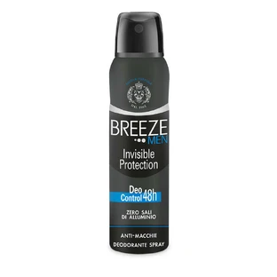 Дезодорант-спрей без алюмінію для чоловіків Invisible Protection Men, 150 мл, Breeze