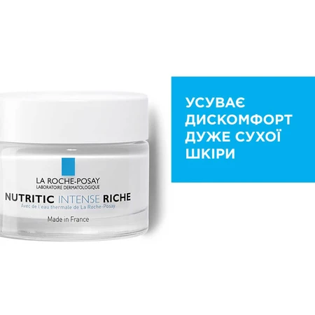 Крем для лица La Roche-Posay Nutritic Intense Riche Питательный для очень сухой кожи лица, 50 мл: цены и характеристики