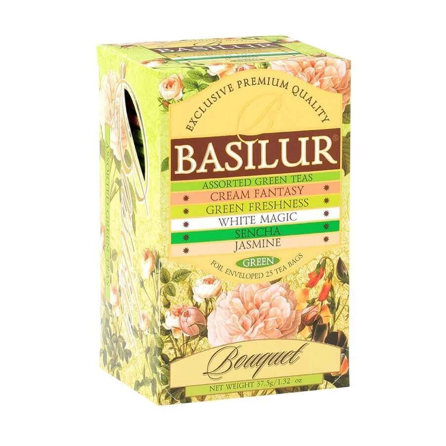 Чайний букет асорті, 25 пакетиків, Basilur: ціни та характеристики