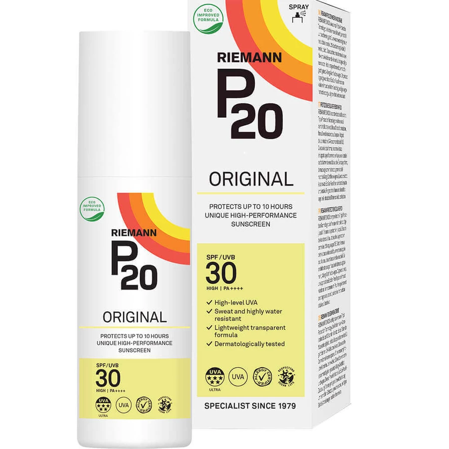 Солнцезащитный спрей Clear Sun Protection Spray SPF 30 Original, 85 мл, Riemann P20: цены и характеристики