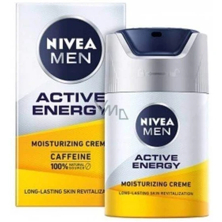 NIVEA Men Q10 Крем для шкіри обличчя Активна енергія 1×50 мл, для втомленої шкіри: ціни та характеристики
