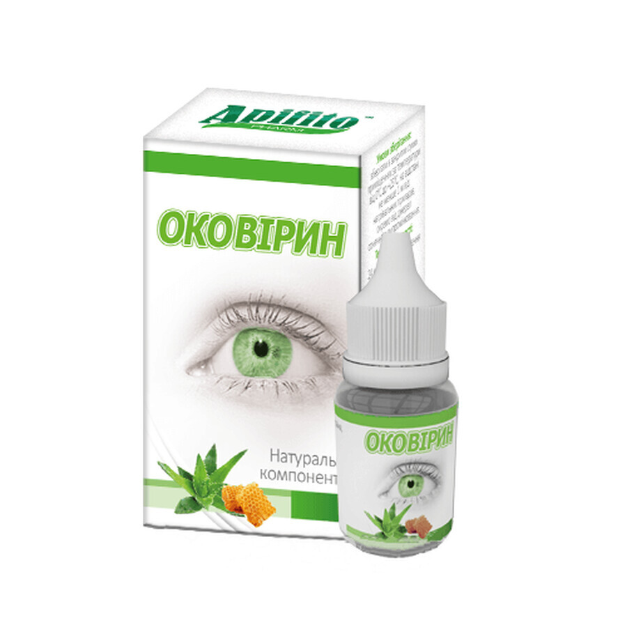 Оковирин глазные капли, 10 мл: цены и характеристики