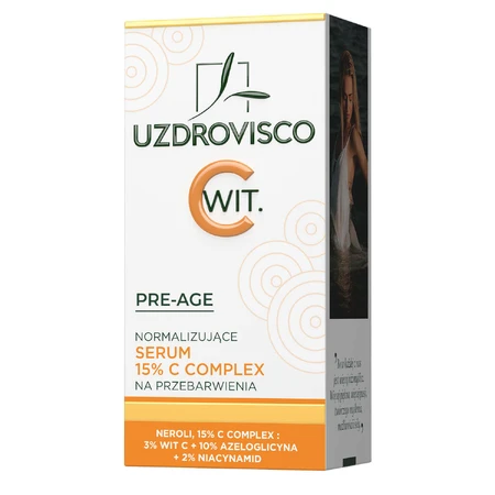 Uzdrovisco Pre-Age нормалізуюча сироватка 15% С комплекс від гіперпігментації, 30 мл: ціни та характеристики