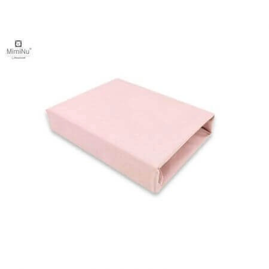 Хлопковая простыня на резинке для детской кроватки Royal Collection, 120х60 см, Powder Pink, MimiNu: цены и характеристики