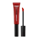 Жидкая помада, Loreal, Lip Paint Lacquer, 105 Red Fiction