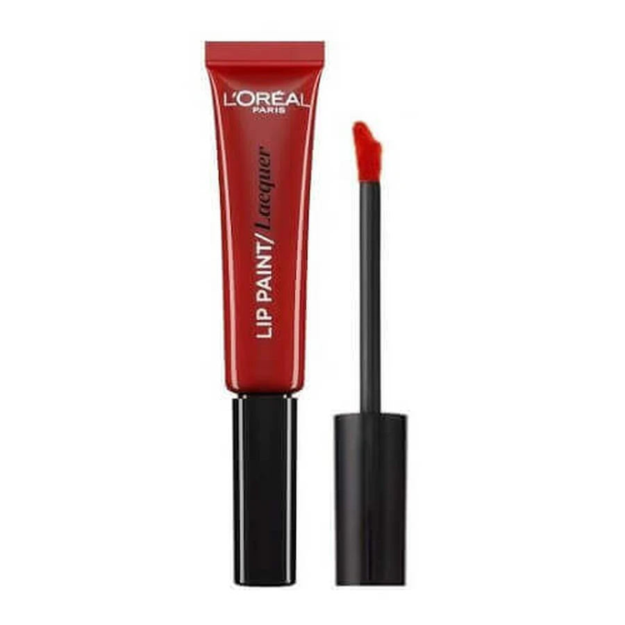 Рідка помада, Loreal, Lip Paint Lacquer, відтінок 105 Red Fiction: ціни та характеристики