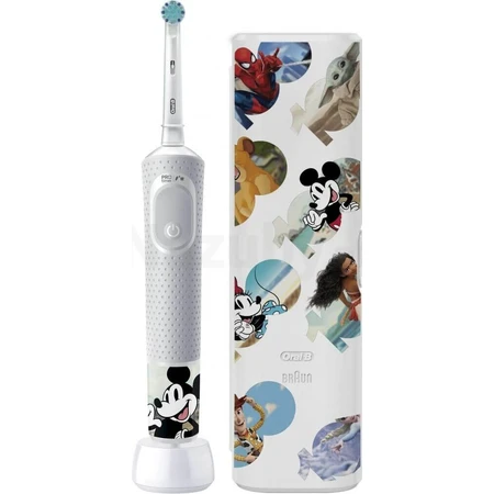 Набір Oral-B EK Pro Kids 3+ Disney + дорожній чохол 1×1, електрична зубна щітка: ціни та характеристики