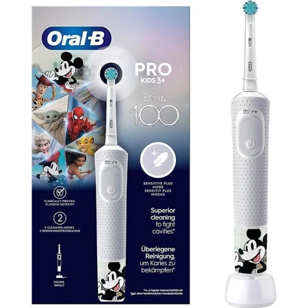 Набір Oral-B EK Pro Kids 3+ Disney + дорожній чохол 1×1, електрична зубна щітка: ціни та характеристики