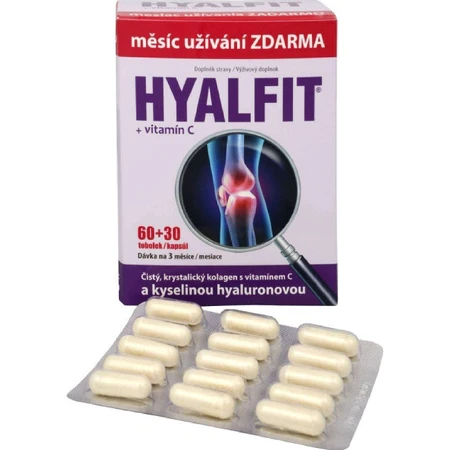 Hyalfit + вітамін С 90 капсул: ціни та характеристики