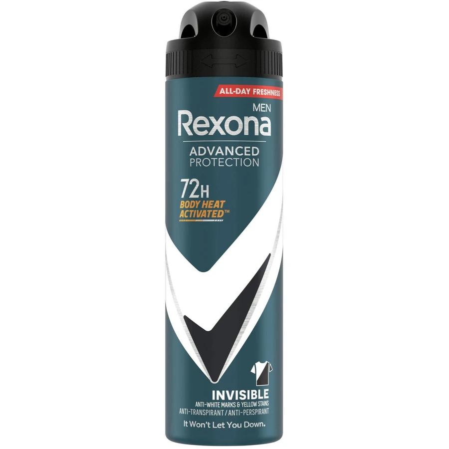 Rexona Men Invisible Black + White антиперспирант-спрей 150 мл: цены и характеристики