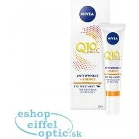 NIVEA Q10 Енергетичний крем для шкіри навколо очей проти зморшок 1×15 мл, крем: ціни та характеристики