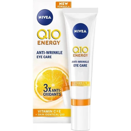 NIVEA Q10 Енергетичний крем для шкіри навколо очей проти зморшок 1×15 мл, крем: ціни та характеристики