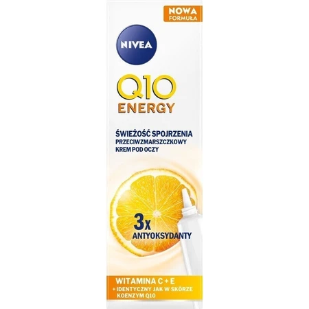NIVEA Q10 Енергетичний крем для шкіри навколо очей проти зморшок 1×15 мл, крем: ціни та характеристики