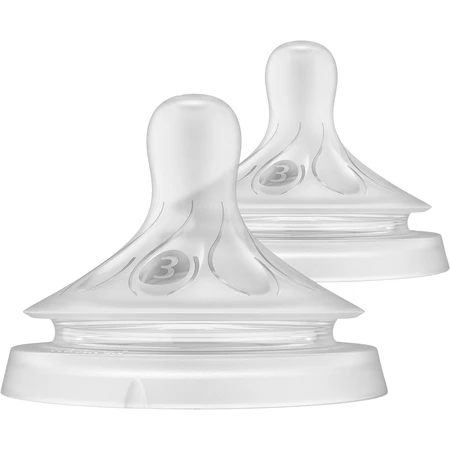 Пустушка Philips Avent Natural Response 3 з повільним витіканням 1м+, 2 шт.: ціни та характеристики