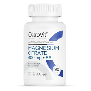 Магния цитрат 400 мг + В6 OstroVit Magnesium Citrate 400 mg + B6, 90 таблеток