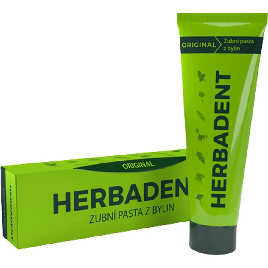 Herbadent original Трав'яна зубна паста з фтором 100 г: ціни та характеристики