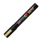 Акриловый маркер PC-5M Medium, Gold 25, Posca