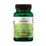 Пробиотик 16 штаммов с ФОС, 60 капсул, Swanson