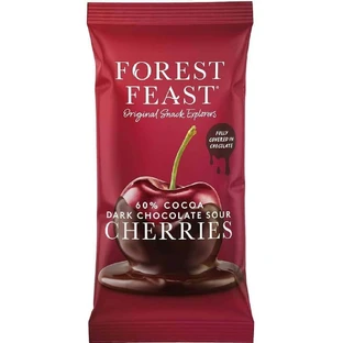 Бельгійська вишня в чорному шоколаді, 40 г, Forest Feast