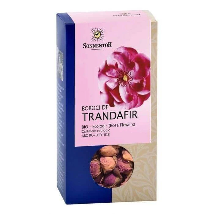 Органічний чай Трояндові бутони, 30 г, Sonnentor: ціни та характеристики