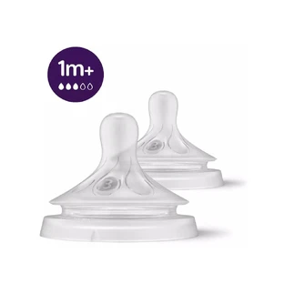 Соска Natural Response с медленным потоком, 1 месяц+, Philips Avent