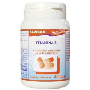 Вітамін Е, 40 капсул, Favisan