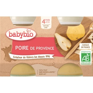 Babybio Грушевый фруктовый снек 2 x 130 г