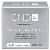 Скульптурные формы CND Performance Clear 300шт