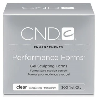 Скульптурные формы CND Performance Clear 300шт
