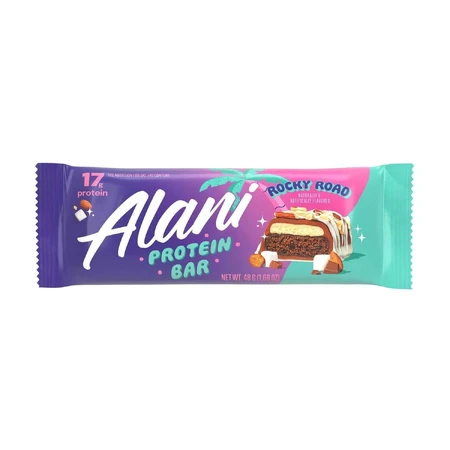 Alani Nu Fit Snacks Протеиновый батончик со вкусом Рокки Роуд, 48 г, GNC: цены и характеристики