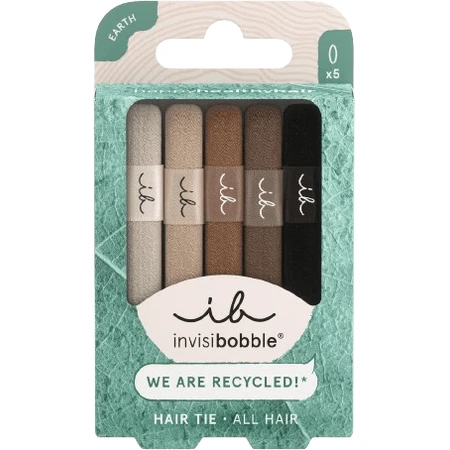 Invisibobble Hair Tie Earth Ecotie, резинки для волос 5 шт.: цены и характеристики