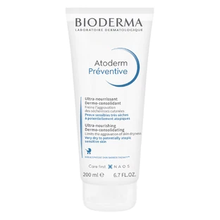 Крем для тела Bioderma Atoderm Preventive Nourishing Cream Dermo-Consolidating, дермоконсолидирующий, питательный, 200 мл