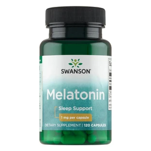 Swanson Melatonin, мелатонин 1 мг, 120 капсул