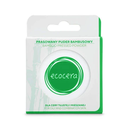 Ecocera Прессованная бамбуковая пудра для жирной и комбинированной кожи, 10 г: цены и характеристики
