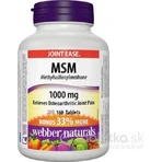 WEBBER NATURALS MSM 1000 mg BONUS 1×160 tbl, харчова добавка: ціни та характеристики