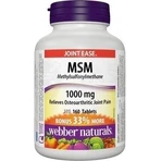 WEBBER NATURALS MSM 1000 mg BONUS 1×160 tbl, харчова добавка: ціни та характеристики