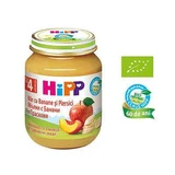 Пюре из яблок, бананов и персиков, +4 месяца, 125 г, Hipp
