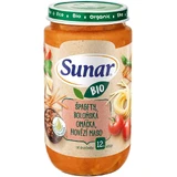 Пагетти з гарніром Sunar BIO, соус болоньєзе, яловичина 12м+, 235 г