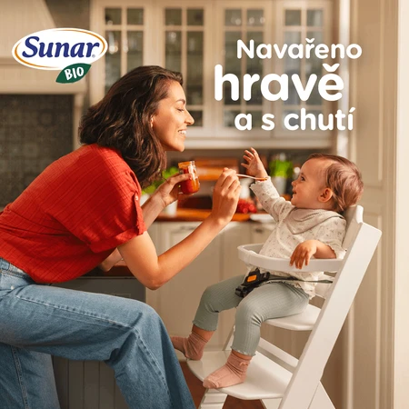 Пагетти з гарніром Sunar BIO, соус болоньєзе, яловичина 12м+, 235 г: ціни та характеристики