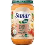 Пагетти з гарніром Sunar BIO, соус болоньєзе, яловичина 12м+, 235 г: ціни та характеристики