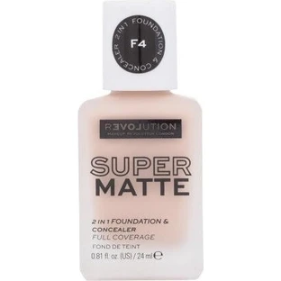 Revolution Relove, Тональна основа під макіяж Supermatte F4, 1×24 мл, макіяж