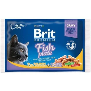 Brit Premium Кишенькові ласощі для котів 4 х 100 г