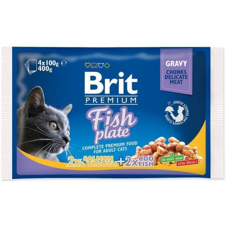 Brit Premium Кишенькові ласощі для котів 4 х 100 г: ціни та характеристики