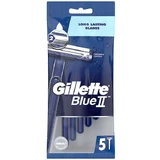 Gillette, Blue II Plus, бритви, 5 штук